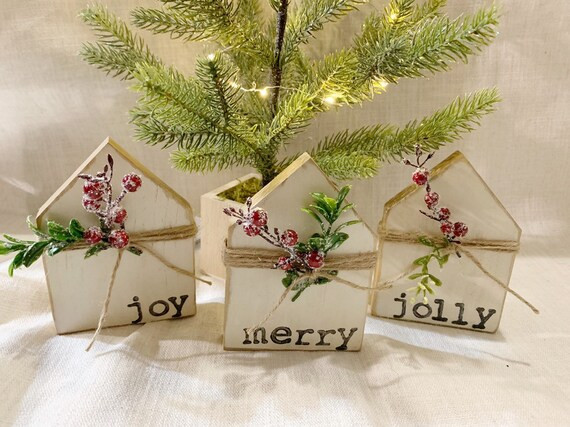 Holiday tiered tray decor | Etsy | Etsy (US)