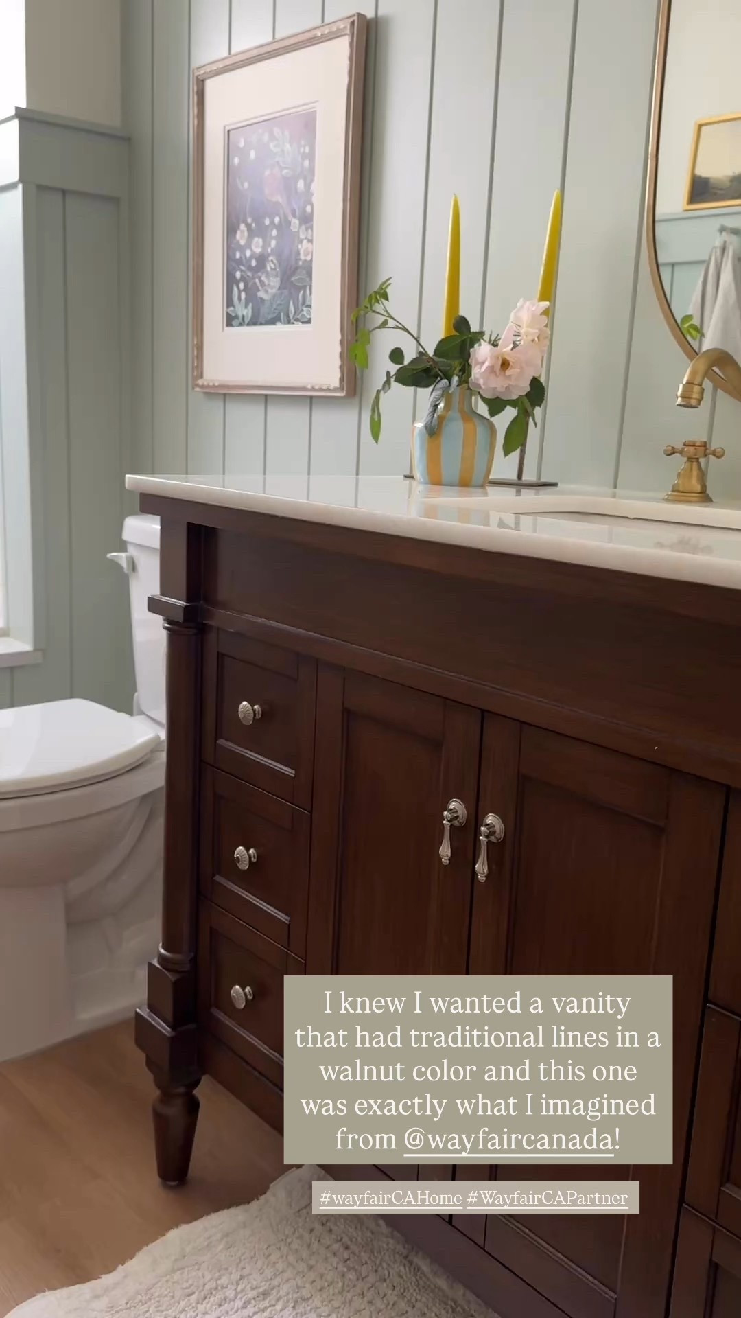 I wanted a bathroom that felt both clean and fresh but also like a warm hug! I think we achieved this with our amazing finds from @wayfaircanada.
#WayfairCAHome #WayfairCAPartner

#LTKHome #LTKSaleAlert #LTKStyleTip