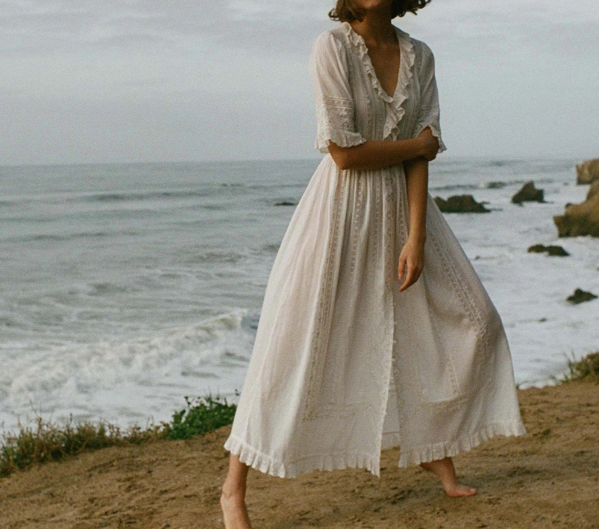 Ellora Dress - Salt | DÔEN | DOEN