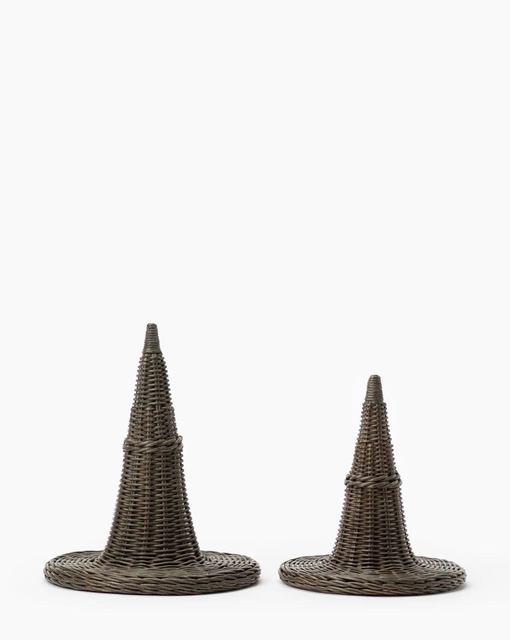 Wicker Witch Hats (Set of 2) | McGee & Co.