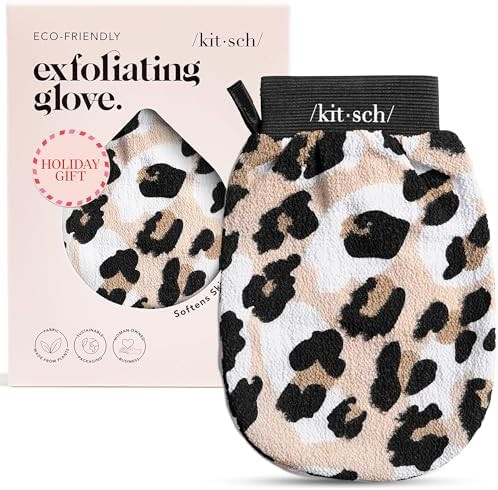Kitsch Exfoliating Glove – Korean Exfoliating Mitt & Deep Exfoliating Body Scrubber for Shower,... | Amazon (US)