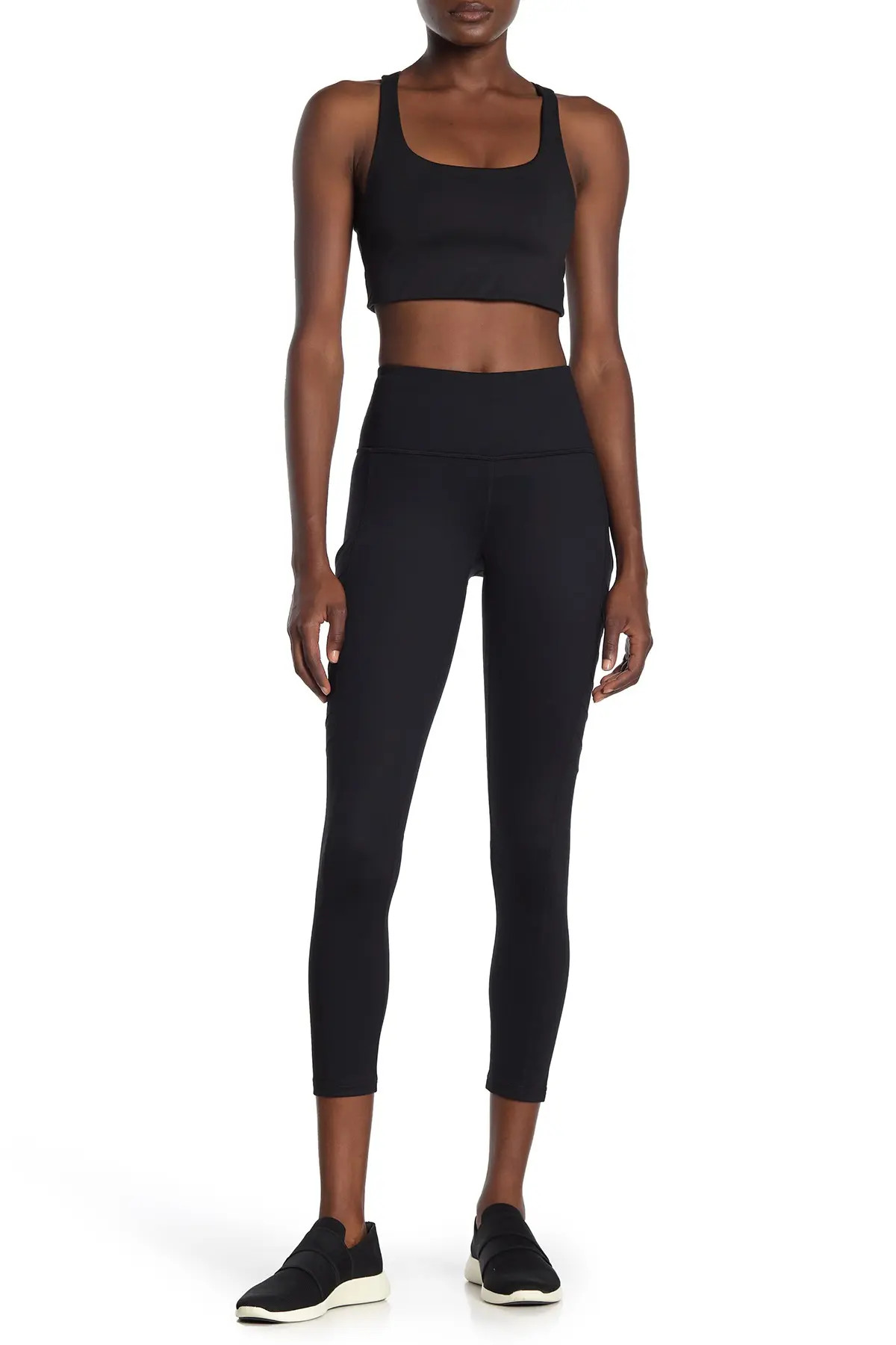 Z By Zella Daily High Waist Pocket Moto 7/8 Leggings at Nordstrom Rack | Hautelook