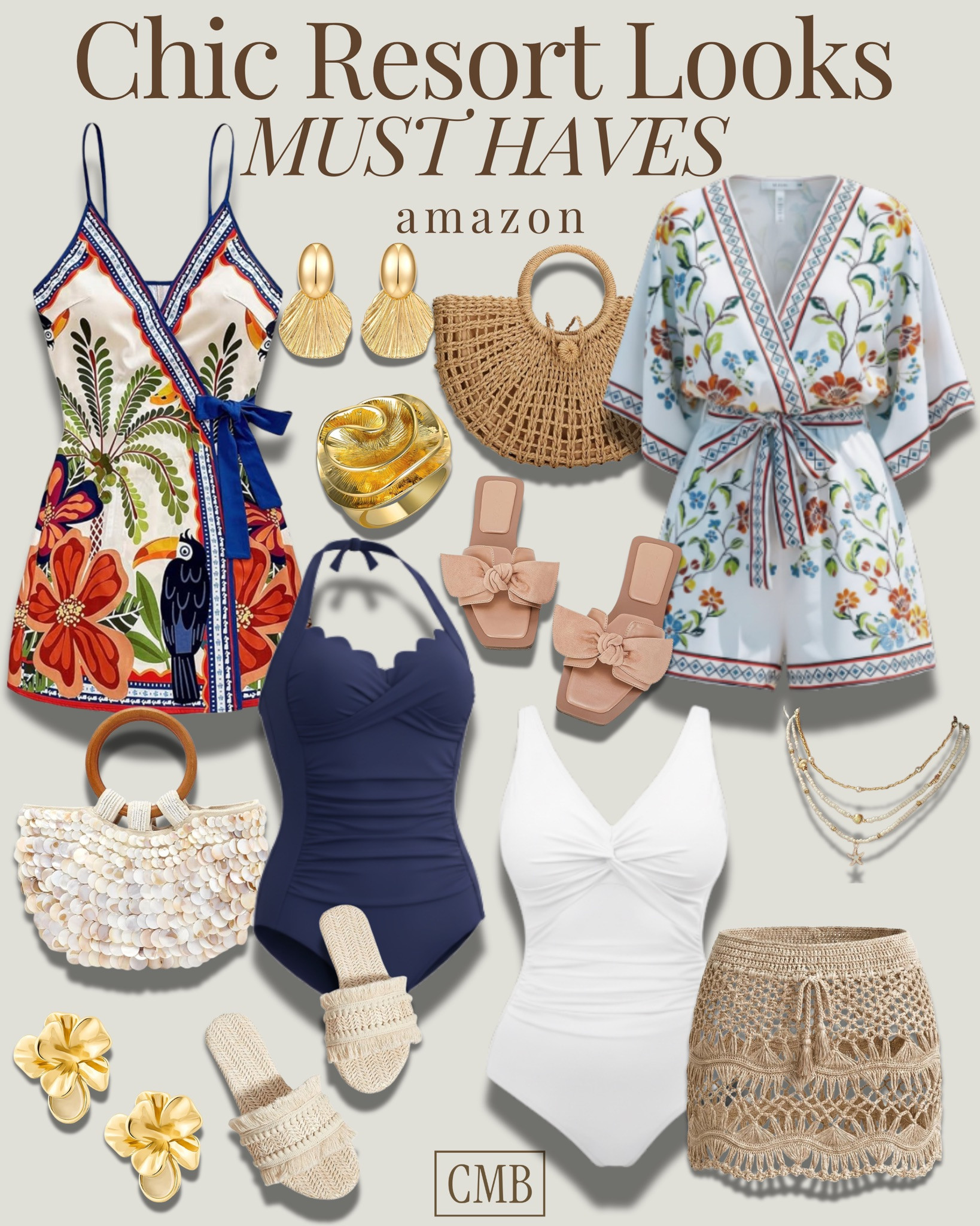 ☀️ Resort season is calling.
Easy, breezy pieces that make packing feel effortless — flowy dresses, flattering swimsuits, and all the woven textures that just feel like vacation. These Amazon must-haves are chic, comfy, and ready for sunshine.🤍

#resortstyle #vacationoutfits #amazonfashionfinds #springbreakstyle #resortwear #beachvacationvibes #travelstyleinspo 

 #LTKSeasonal #LTKBeauty #LTKTravel