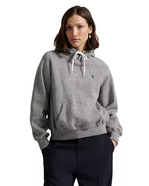 Ralph Lauren Shrunken Fit Fleece Hoodie | Bloomingdale's Women | Bloomingdale's (US)