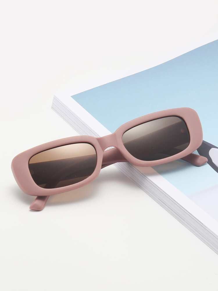 Square Frame Tinted Lens Sunglasses | SHEIN