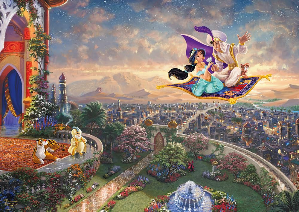 Schmidt Spiele | Thomas Kinkade: Disney Aladdin (1000pc) | Ages 12+ - Amazon Exclusive | Amazon (US)