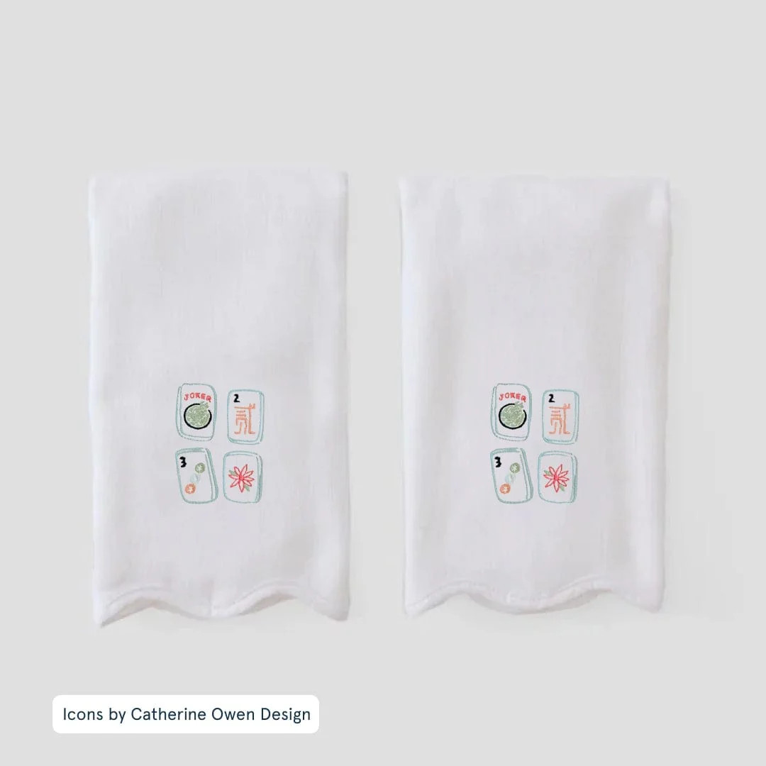 Scallop Powder Bath Towels | Weezie Towels