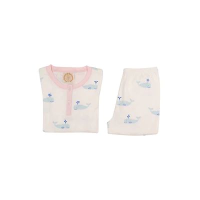 Sara Jane's Sweet Dream Set - You're Whalecome with Plantation Pink | The Beaufort Bonnet Company