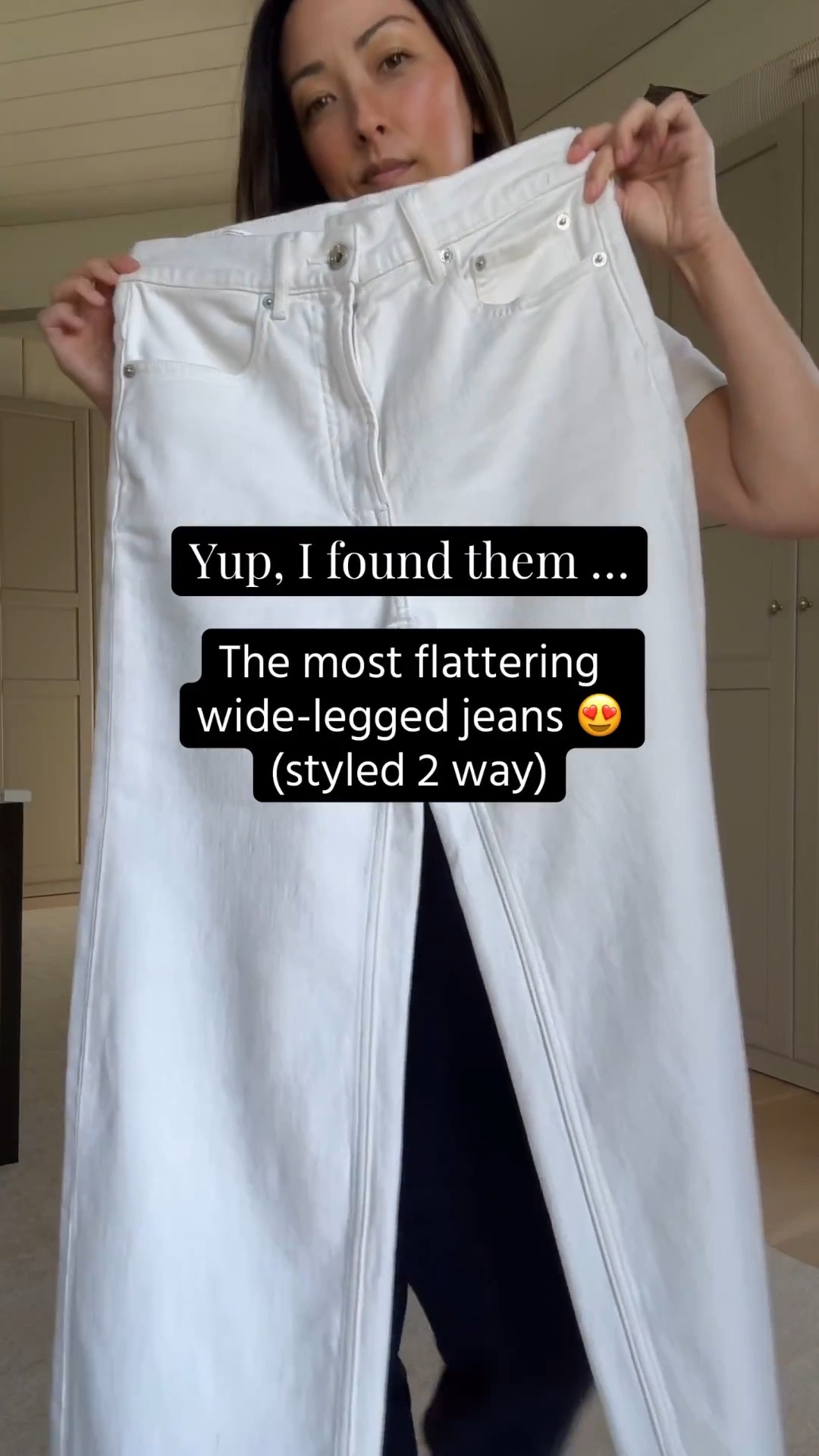 The most flattering wide-legged jeans. Some stretch, high rise, elongating. I did have to cut the hems. 

Look 1
Sezane trench 2
Everlane box cut tee medium
Everlane cotton sweater xs
Everlane 2.0 Sailor jeans 25 - cut hems
Sam Edelman loafers 5 - linked similar
Liffner Sprout large tote 
Celine sunglasses 

Look 2
Gap Oxford petite xs
Everlane cotton sweater xs
Everlane 2.0 Sailor jeans 25 - cut hems
Everlane ballet flats 5 -old, linked similar
Marea tote - old
Celine sunglasses 
Dorsey James necklace 15"

Petite style, spring outfits 2026 

#LTKmomlife #LTKootd #LTKPetite