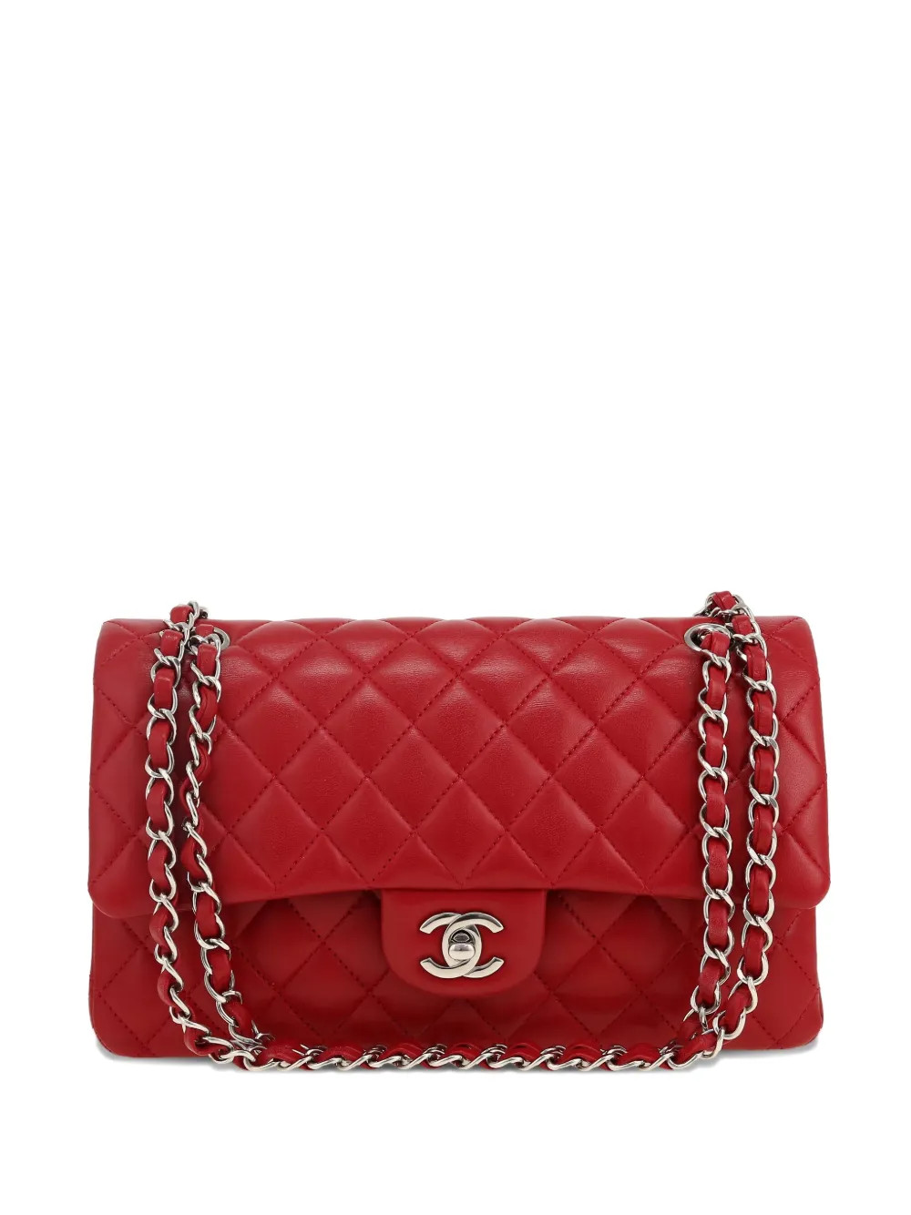 CHANEL Pre-Owned Timeless Classic Shoulder Bag | Red | FARFETCH UK | Farfetch Global