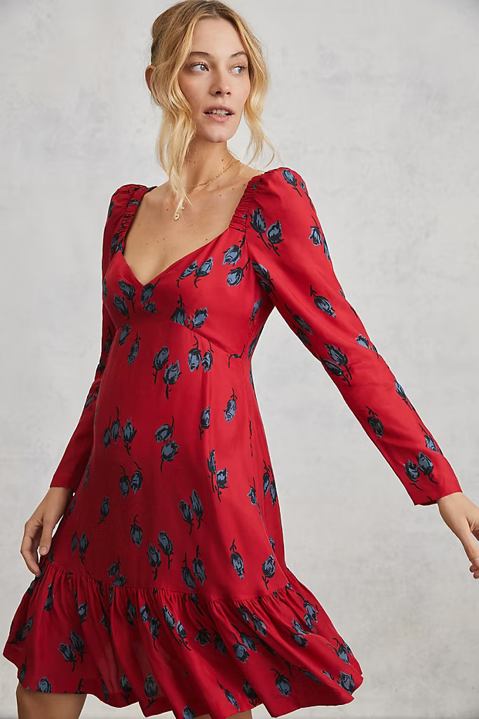 Rosebud Mini Dress | Anthropologie (US)