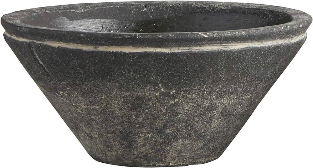 Amazon.com: 47th & Main Cement Decorative Bowl Planter, 8.25" Diameter, Black : Patio, Lawn & Gar... | Amazon (US)