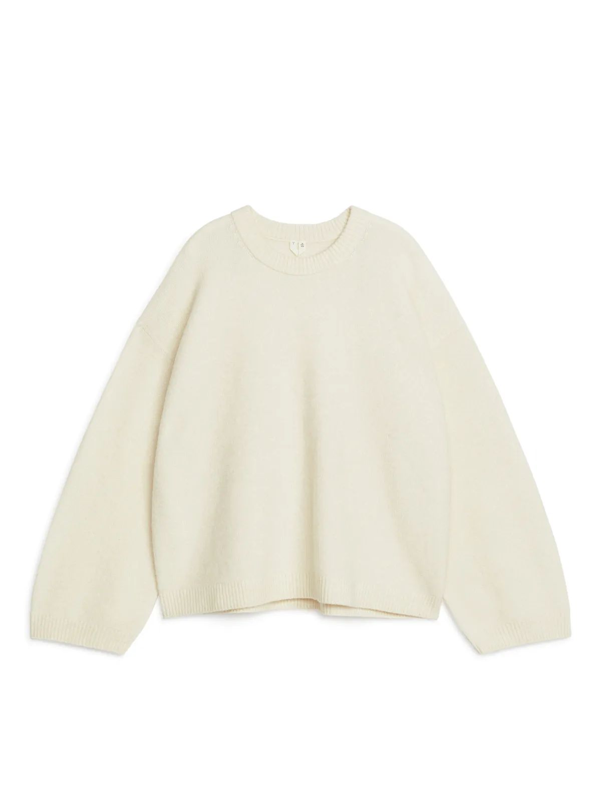 Alpaca Blend Jumper - Off-White - ARKET GB | ARKET