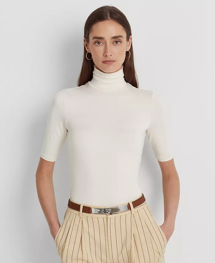 Lauren Ralph Lauren Slim-Fit Turtleneck - Macy's | Macy's