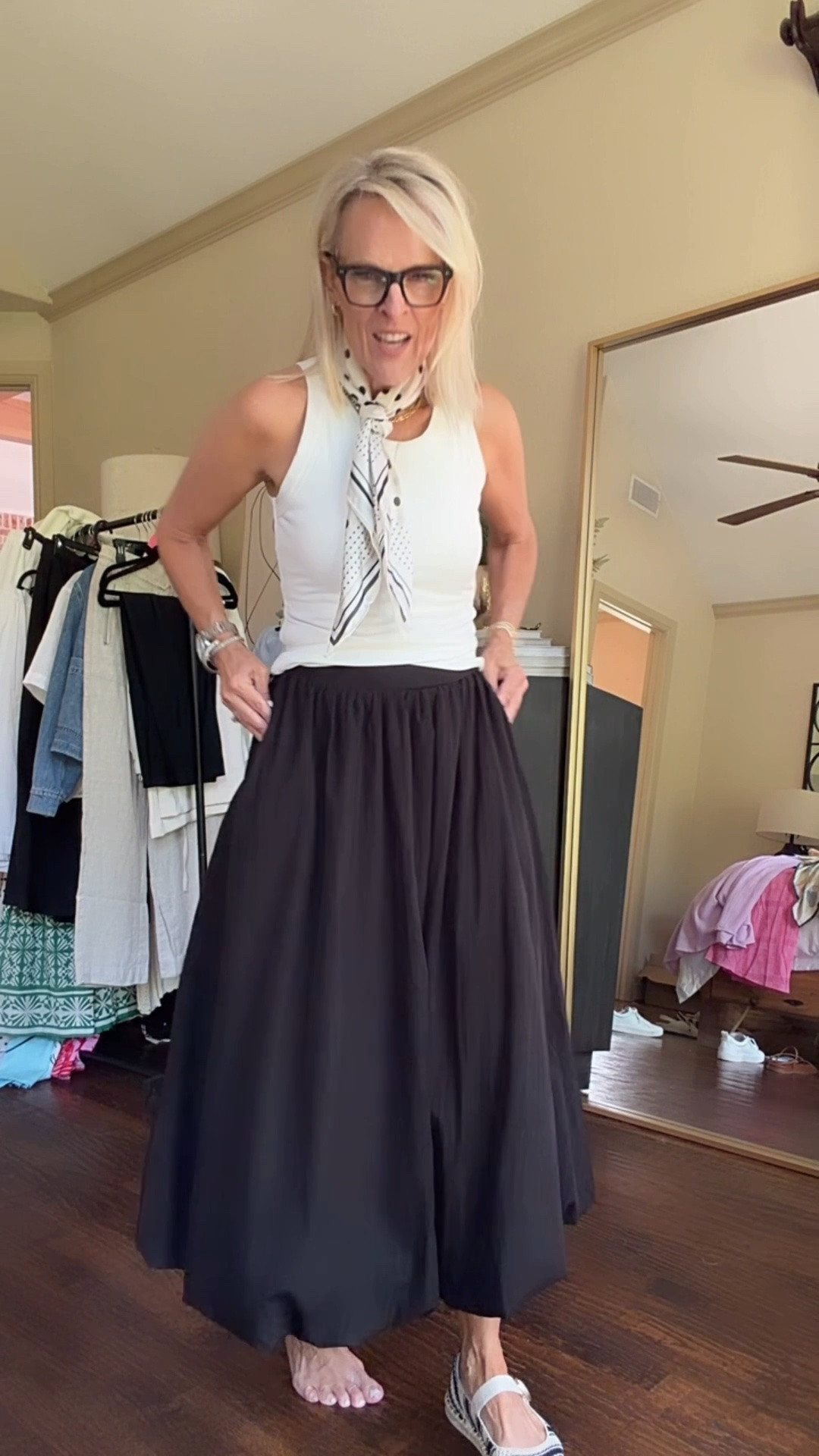 Found us a great alternative to the black skirt I shared with you last week. That was instantly out of stock! This one is from Amazon the fit is true to size. It is a little bit of a bubble skirt, lesser price point, but I think a great alternative. I am still watching for that skirt to come back in stock. 

￼

#LTKootd #LTKOver40 #LTKTravel