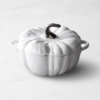 Staub Enameled Cast Iron Pumpkin Cocotte, 3 1/2-Qt. | Williams-Sonoma