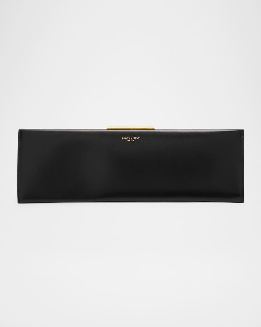 Midnight Large Pochette Clutch Bag in Leather | Neiman Marcus