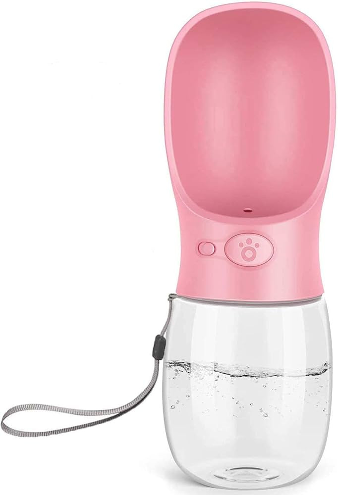 Kalimdor Dog Water Bottle, 12oz Leak Proof Portable Puppy Water Dispenser with Drinking Feeder fo... | Amazon (US)