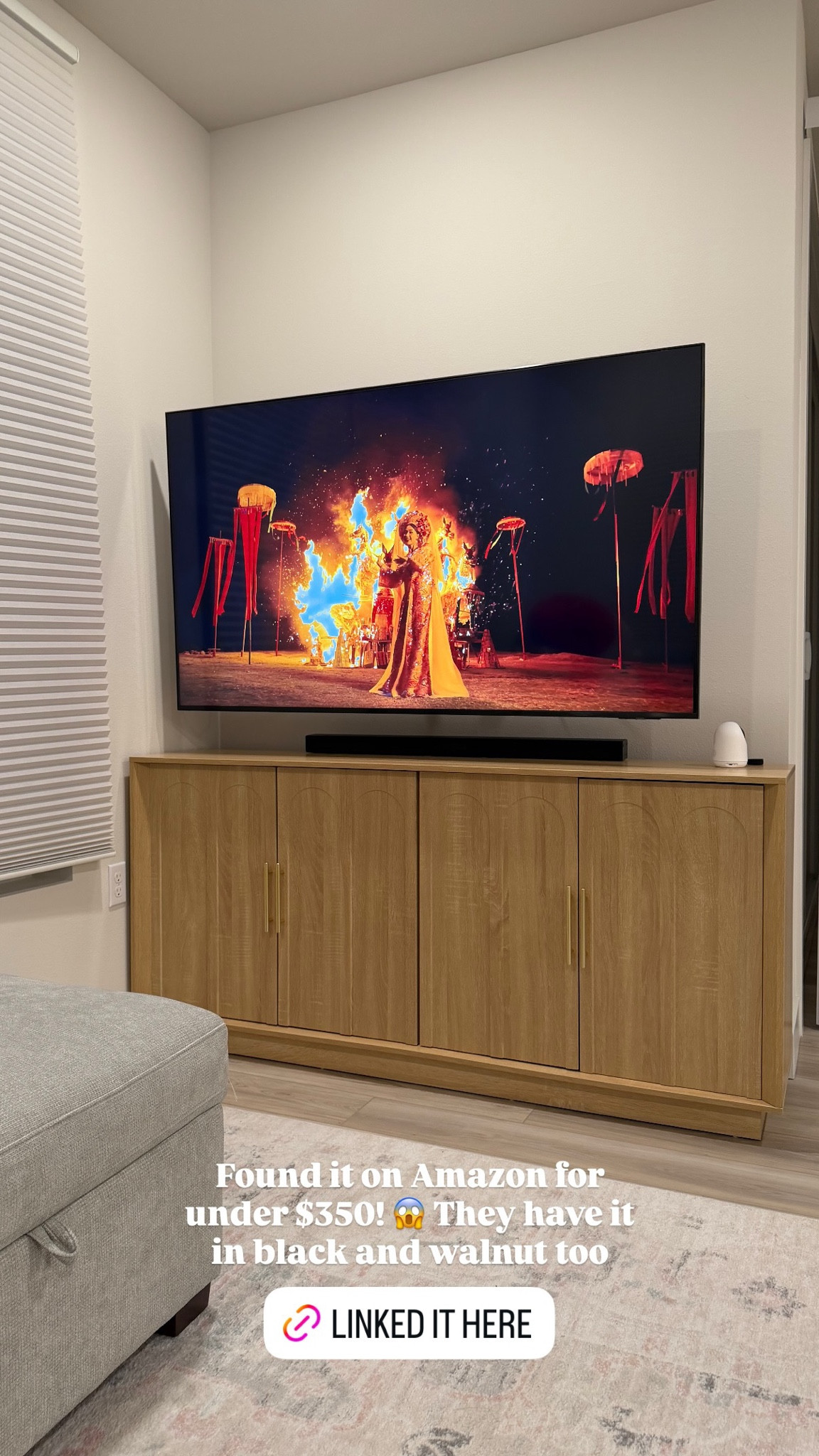 Console/sideboard buffet cabinet!  Found it on Amazon for under $350! They have it in black and walnut too

#LTKHome #LTKSeasonal