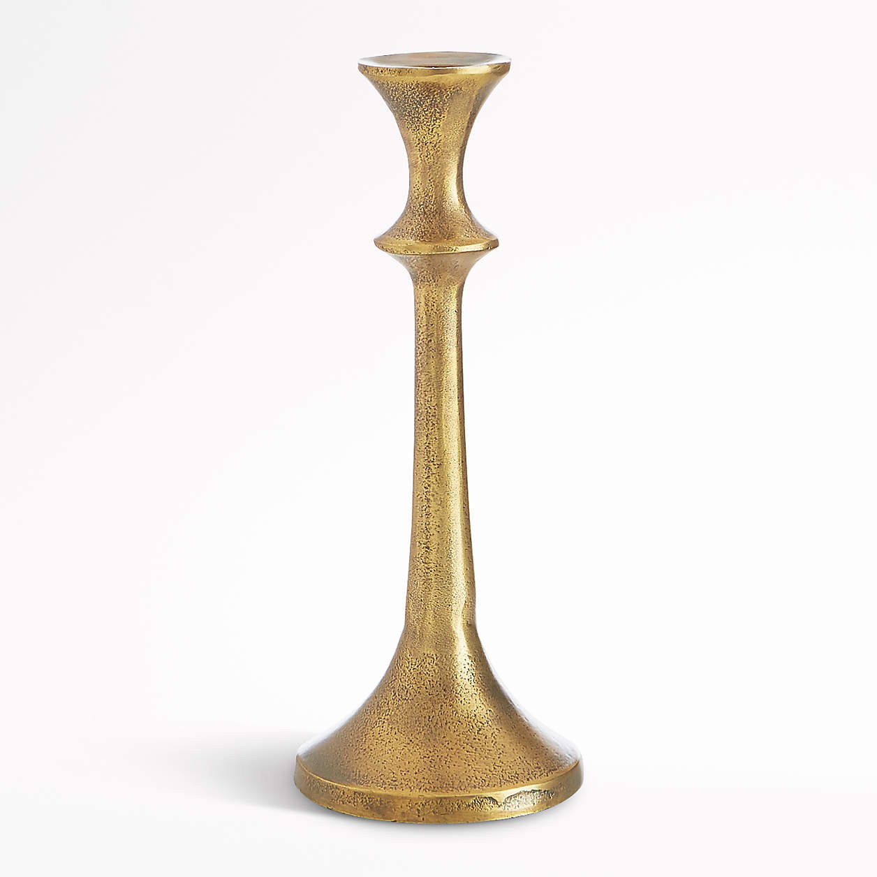 Emmett Antique Brass Taper Candle Holder 9.25" + Reviews | Crate & Barrel | Crate & Barrel
