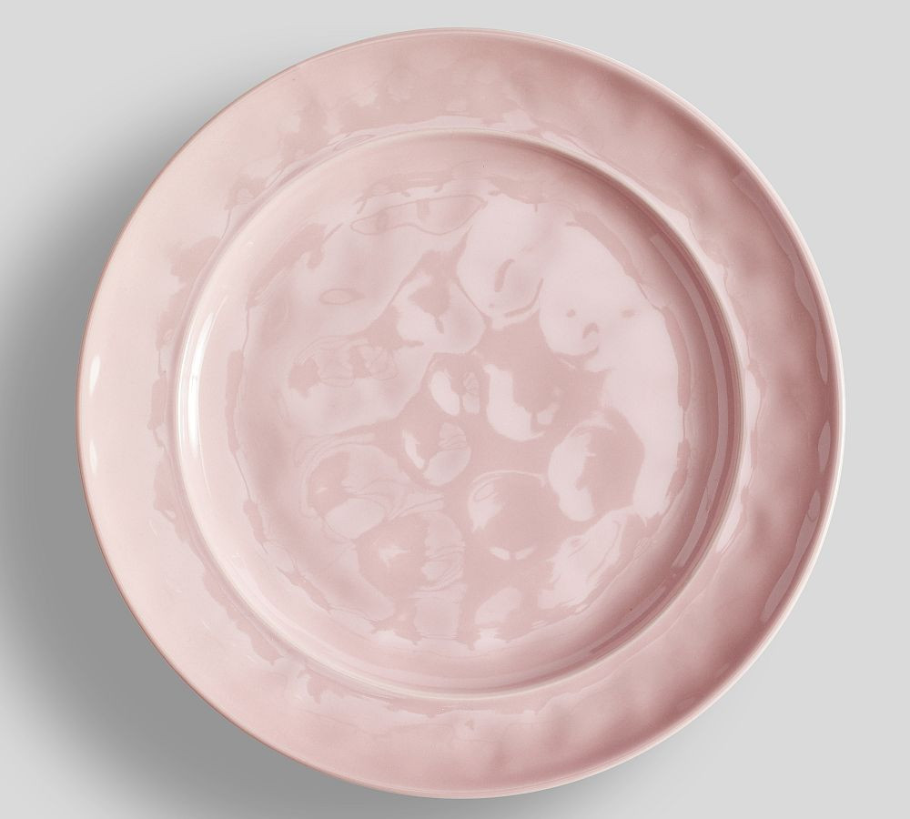 Cambria Stoneware Dinner Plates, 10 3/4"", Set of 4 - Rose | Pottery Barn (US)