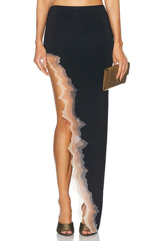Flame Slit Maxi Skirt | FWRD 