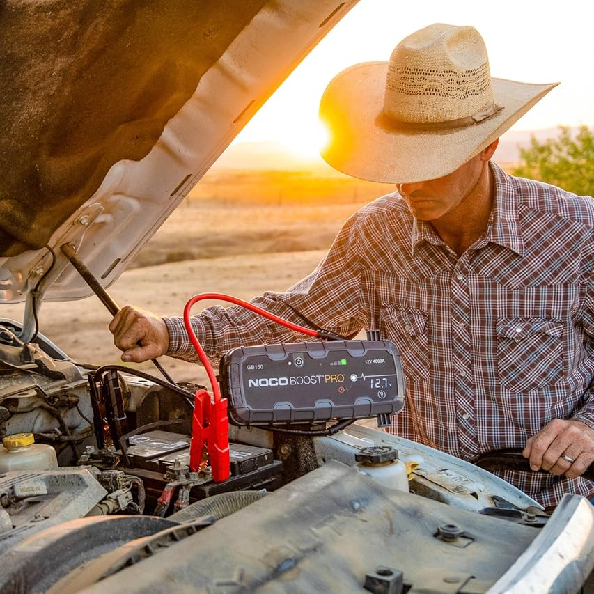 Car Jump Starter, BUTURE 800A Peak 12800mAh Portable Car Battery Starter (up to 6.0L Gas/5.0L Die... | Amazon (US)