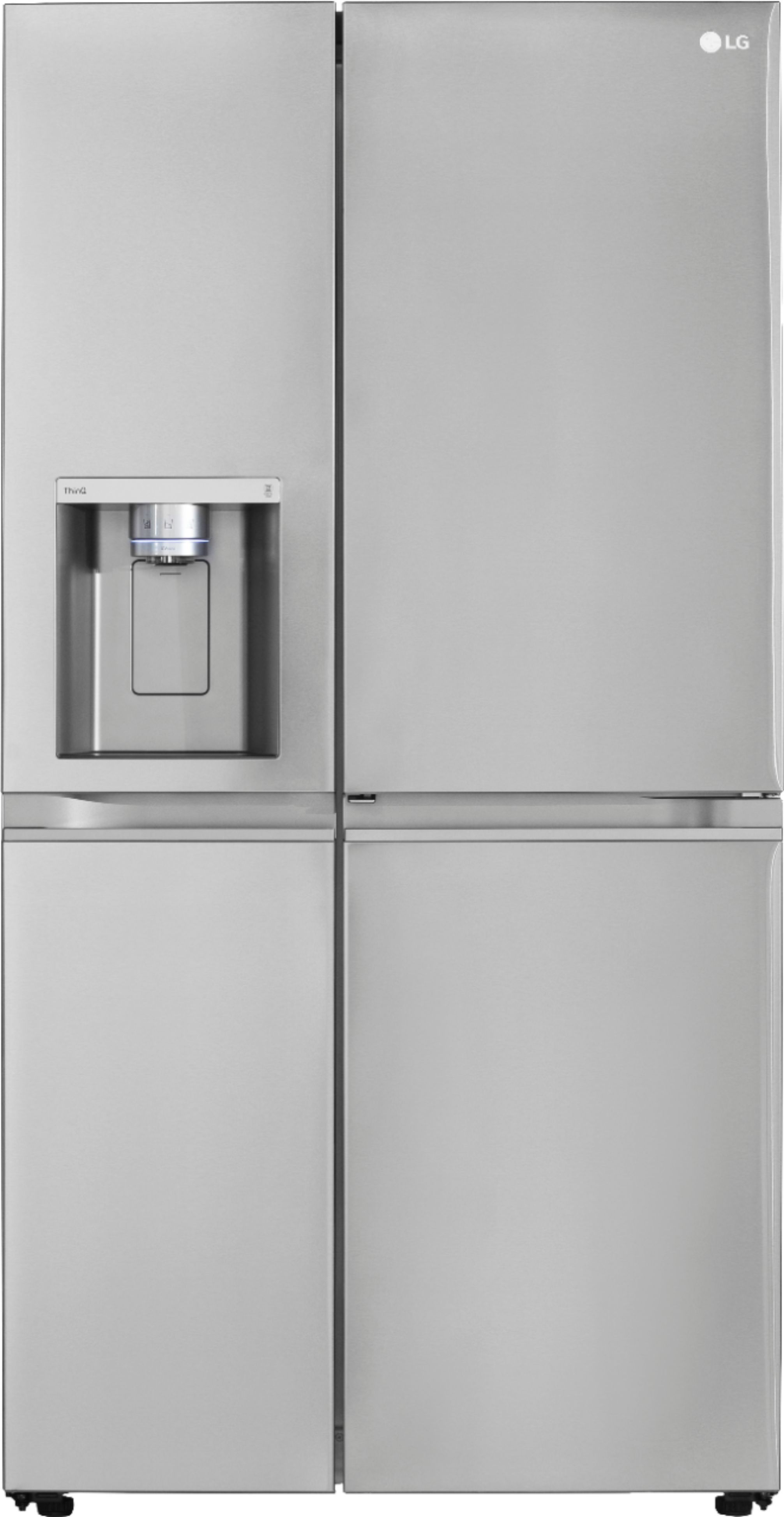 LG 27.1 cu ft Side by Side Refrigerator with Door in Door, Craft Ice, and Smart Wi-Fi Stainless s... | Best Buy U.S.