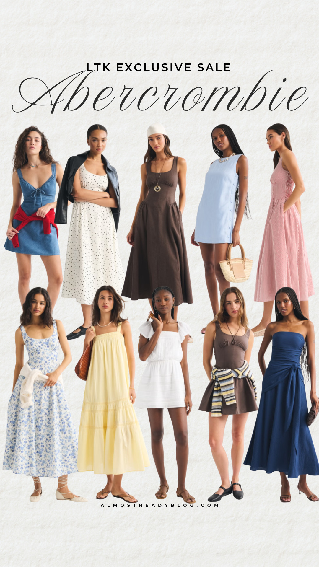 Abercrombie x LTK Exclusive Sale! Use code AFLTK for an additional 20% off! 

abercrombie summer dresses, casual summer outfit, vacation ready style, effortless warm weather look, feminine summer fashion, summer dresses, midi dress, mini dress, vacation outfit, resort wear, beach vacation, casual chic, date night dress, weekend style, summer wardrobe, coastal chic, sundress outfit, feminine style, vacation dresses, summer fashion, warm weather style

#LTKOver40 #LTKSaleAlert #LTKxAbercrombie