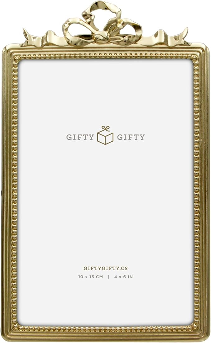GIFTY GIFTY Royal Vintage Photo Frame / 4x6 In | For Vertical Display on Tabletops | Perfect for ... | Amazon (US)