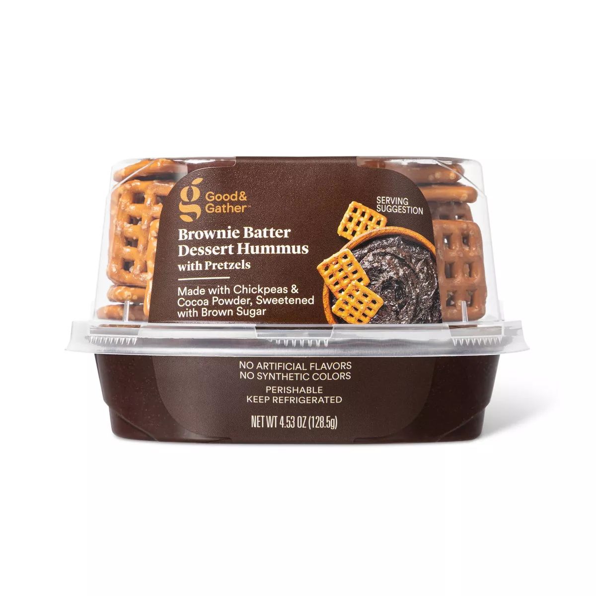 Brownie Batter Dessert Hummus with Pretzels - 4.53oz - Good & Gather™ | Target