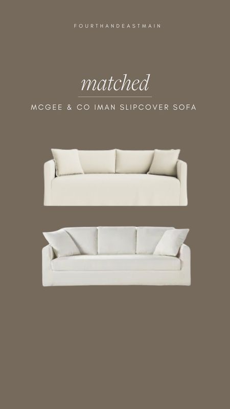 matched // mcgee and co iman slipcover sofa dupe 

amazon home, amazon finds, walmart finds, walmart home, affordable home, amber interiors, studio mcgee, home roundup mcgee dupe slipcover sofa 

#LTKHome