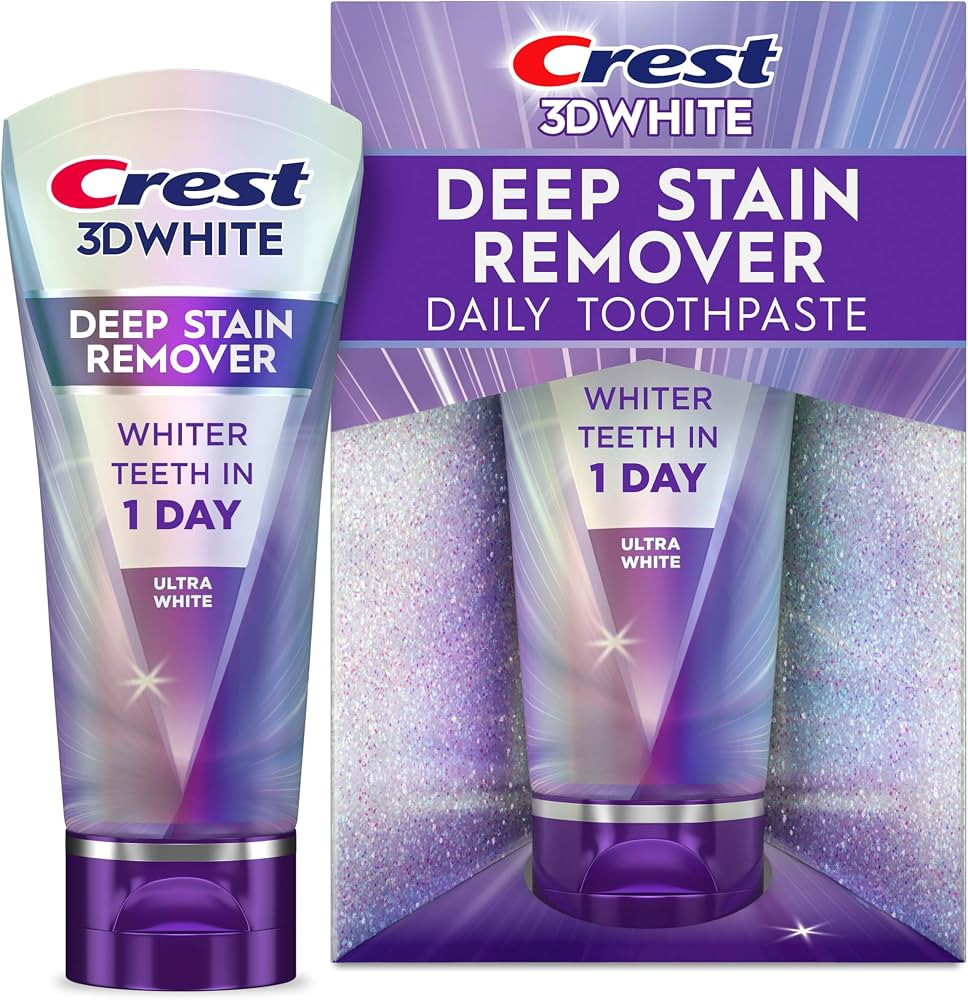 Crest 3DWhite Brilliance Deep Stain Remover Ultra White Toothpaste - 2.1oz | Amazon (US)