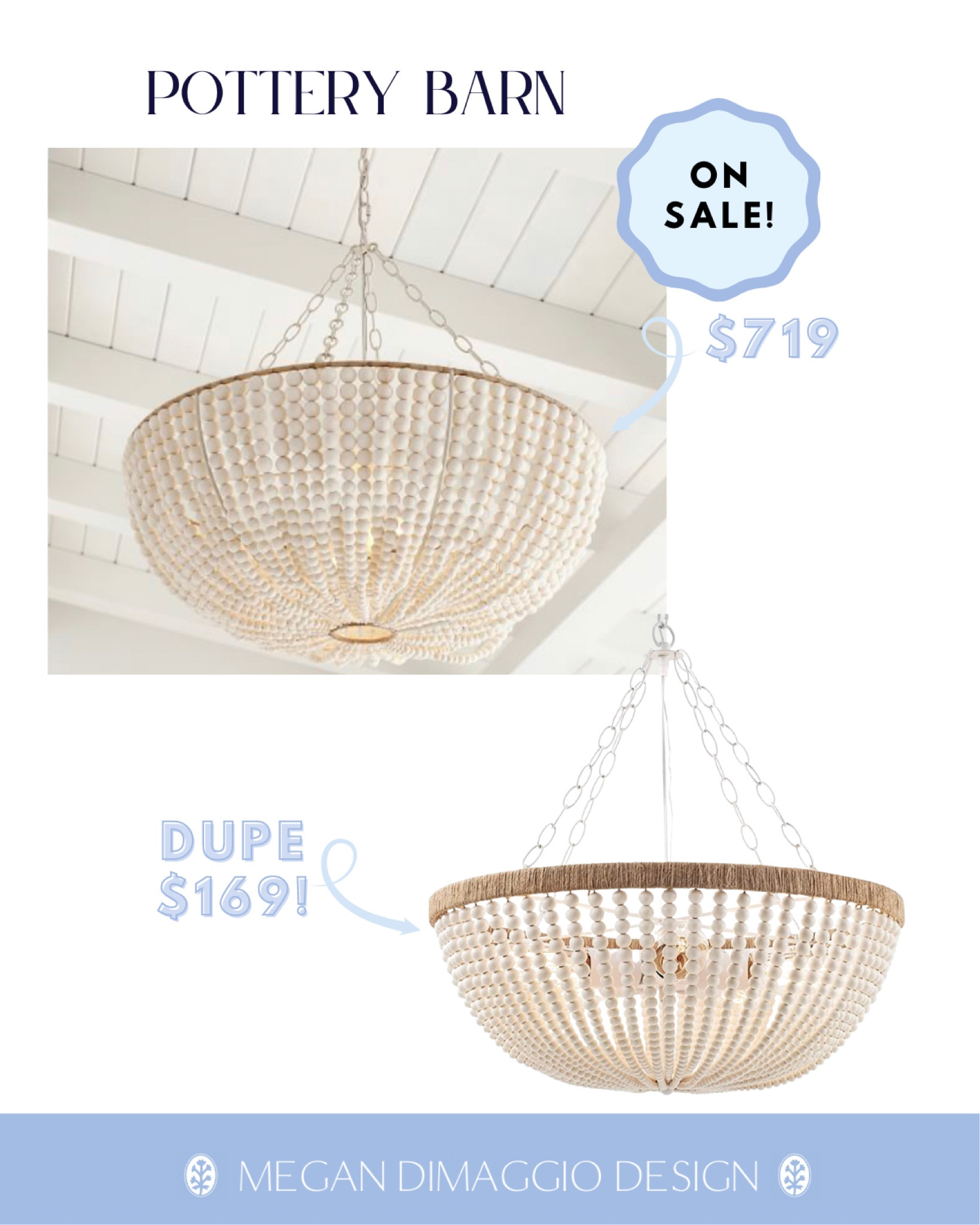 Great news! Both Pottery Barn Bristol beaded chandeliers are on sale!🙌🏻

But did you know there’s a dupe?! It’s smaller is scale but highly rated and just $169 + ships free! 💃🏼

#LTKhome #LTKFind #LTKsalealert