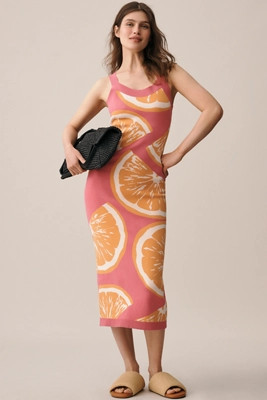 Maeve Sleeveless Icon Slim Sweater Midi Dress | Anthropologie (US)