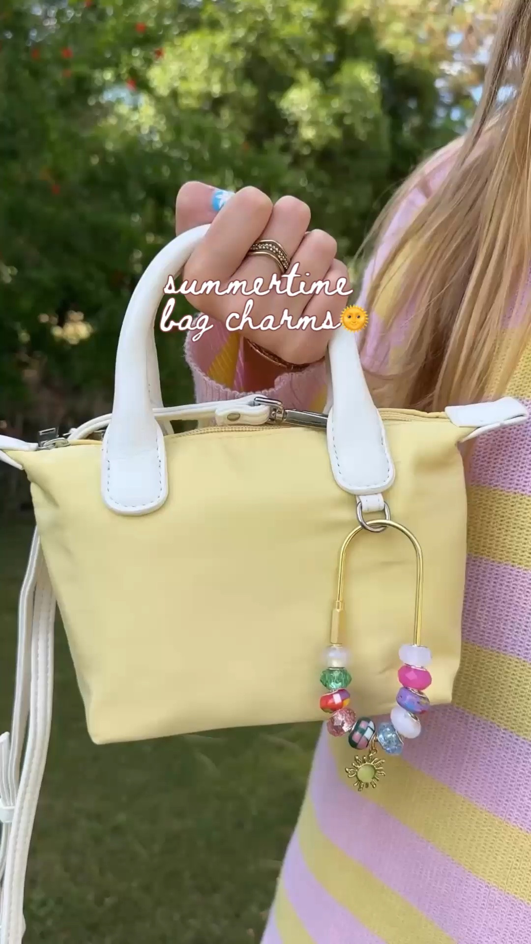 Mini totes + bag charms for summer!🌞🫶🏻🌺

#LTKootd #LTKSeasonal #LTKgrwm