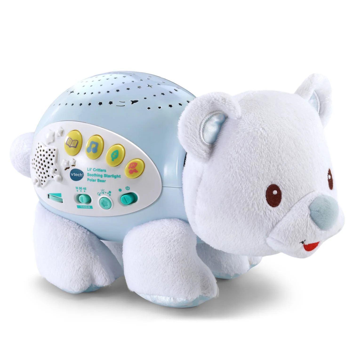 VTech Lil' Critters Soothing Starlight Polar Bear, Self Soothing Aid | Walmart (US)