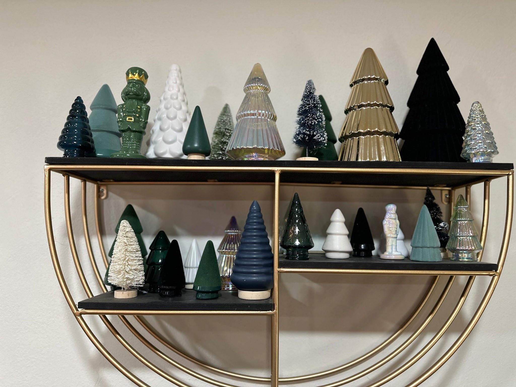 ✨Throwback to Last Year’s Mini Tree Magic✨
I still can’t get over how much I loved this setup! 🌲🤍 A mix of ceramic, glass, and bottle brush trees in layered greens and neutrals gave such a cozy, festive feel. The gold circular shelf tied it all together perfectly—simple, modern, and full of holiday cheer.

🎄Shop my look:
🛒 Ceramic & glass trees – Target, Hobby Lobby, & HomeGoods
🪵 Bottle brush trees – Amazon & Michaels
✨ Gold shelf – Amazon

#holidaydecor #neutralchristmas #shelfie #christmastreedecor #throwback

#LTKSeasonal #LTKHoliday #LTKHome