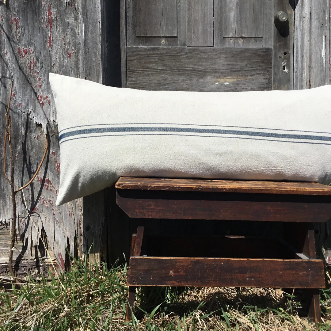 Farmhouse Body Pillow Cover Large Farmhouse Pillow Extra - Etsy | Etsy (US)