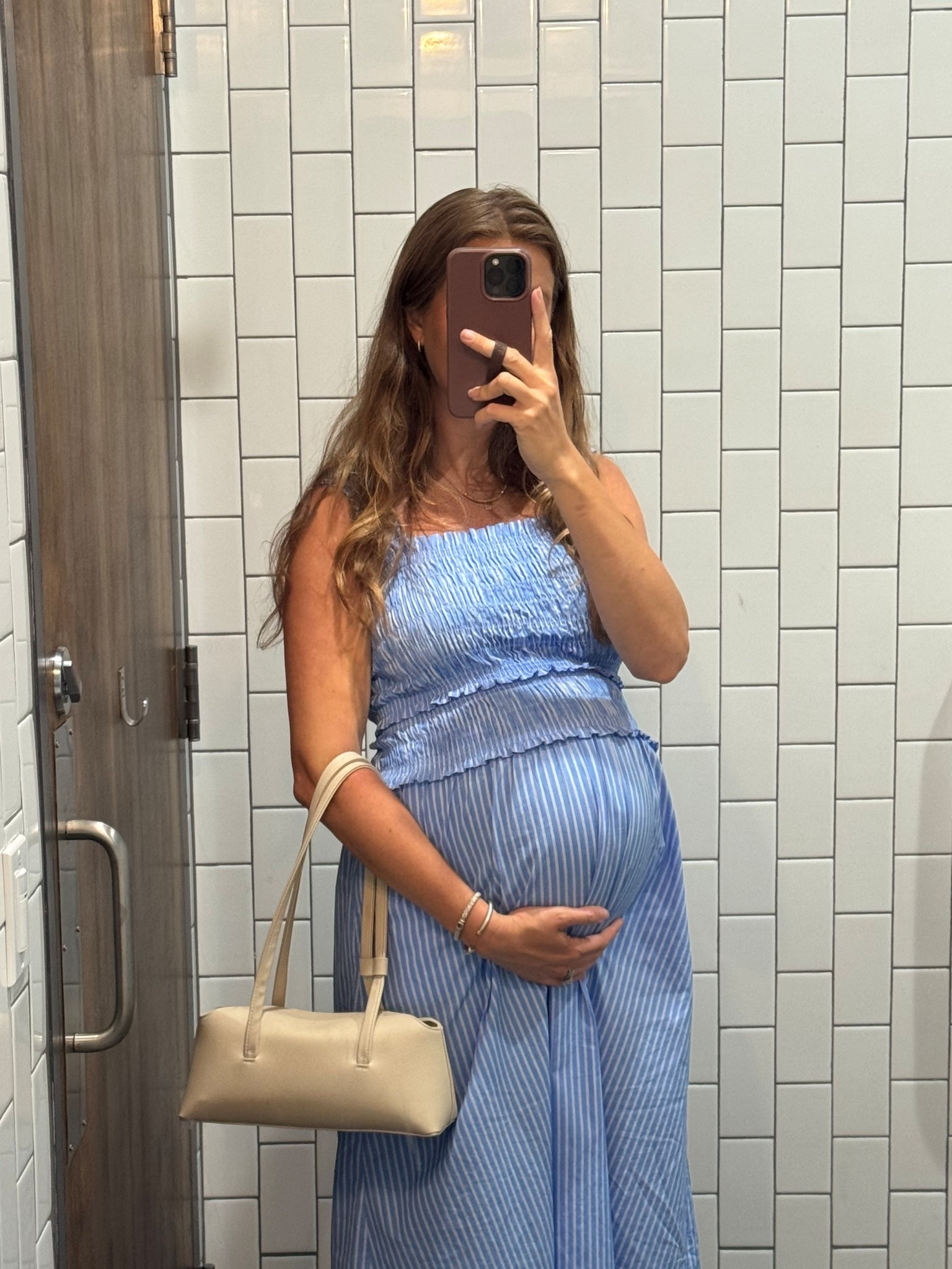 This dress is great for maternity and a growing bump.  in my regular size (small) super stretchy and comfy for mamas but also cute on those not expecting! The print is perfect for summer. 

#LTKootd #LTKmomlife #LTKBump