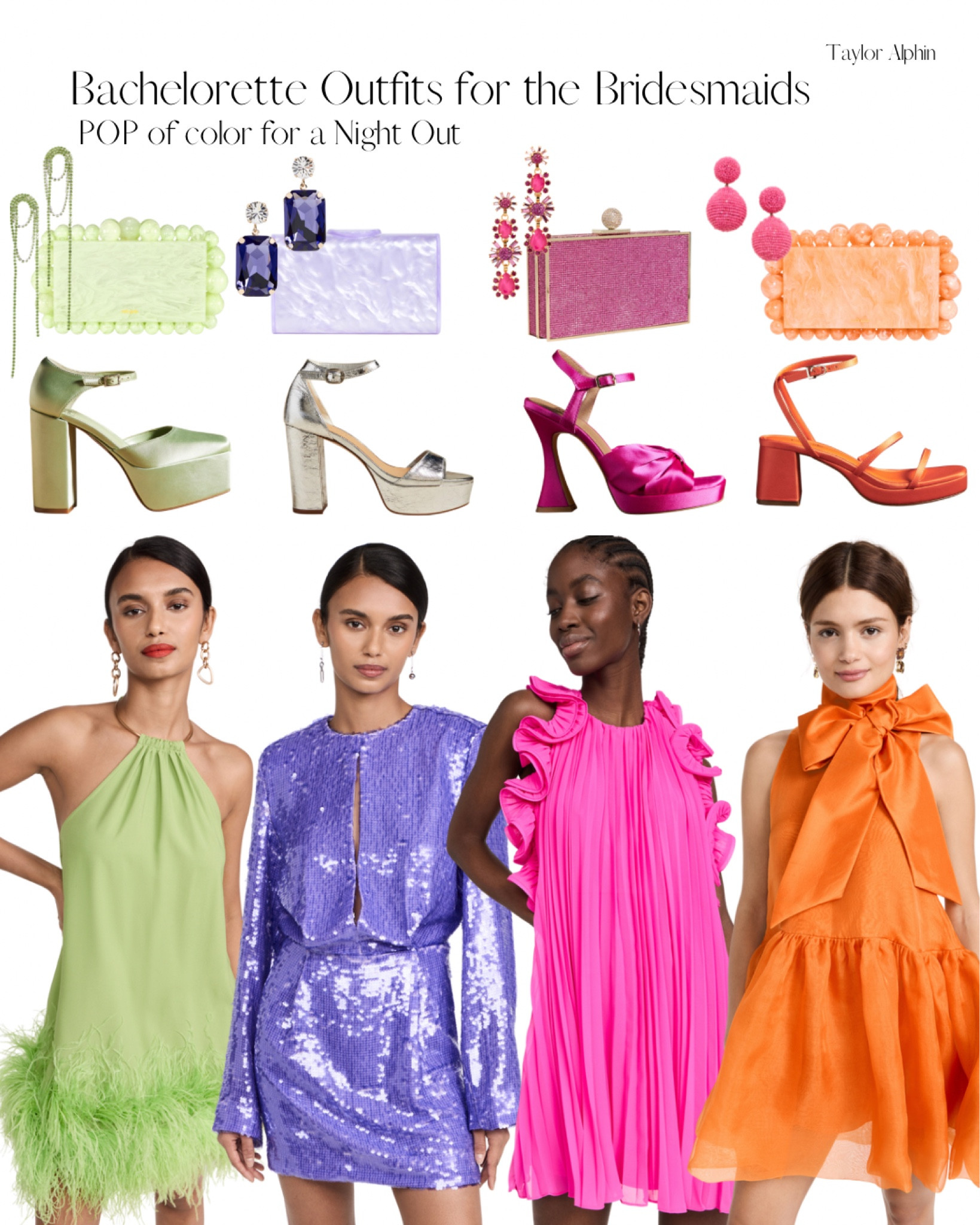 POP OF COLOR for a Bachelorette 💚💜💓🧡

Bright hues are trending right now and I believe that this would be a CUTE theme for a bachelorette!! 

#PopofColor #BrightHues #Feathers #Sequins #Bachelorette #Bride #Bridal #Bridesmaids #BridetoBe #BachParty #BacheloretteTrip #GirlsNightOut #ThemedBachelorette

#LTKFind #LTKwedding #LTKstyletip