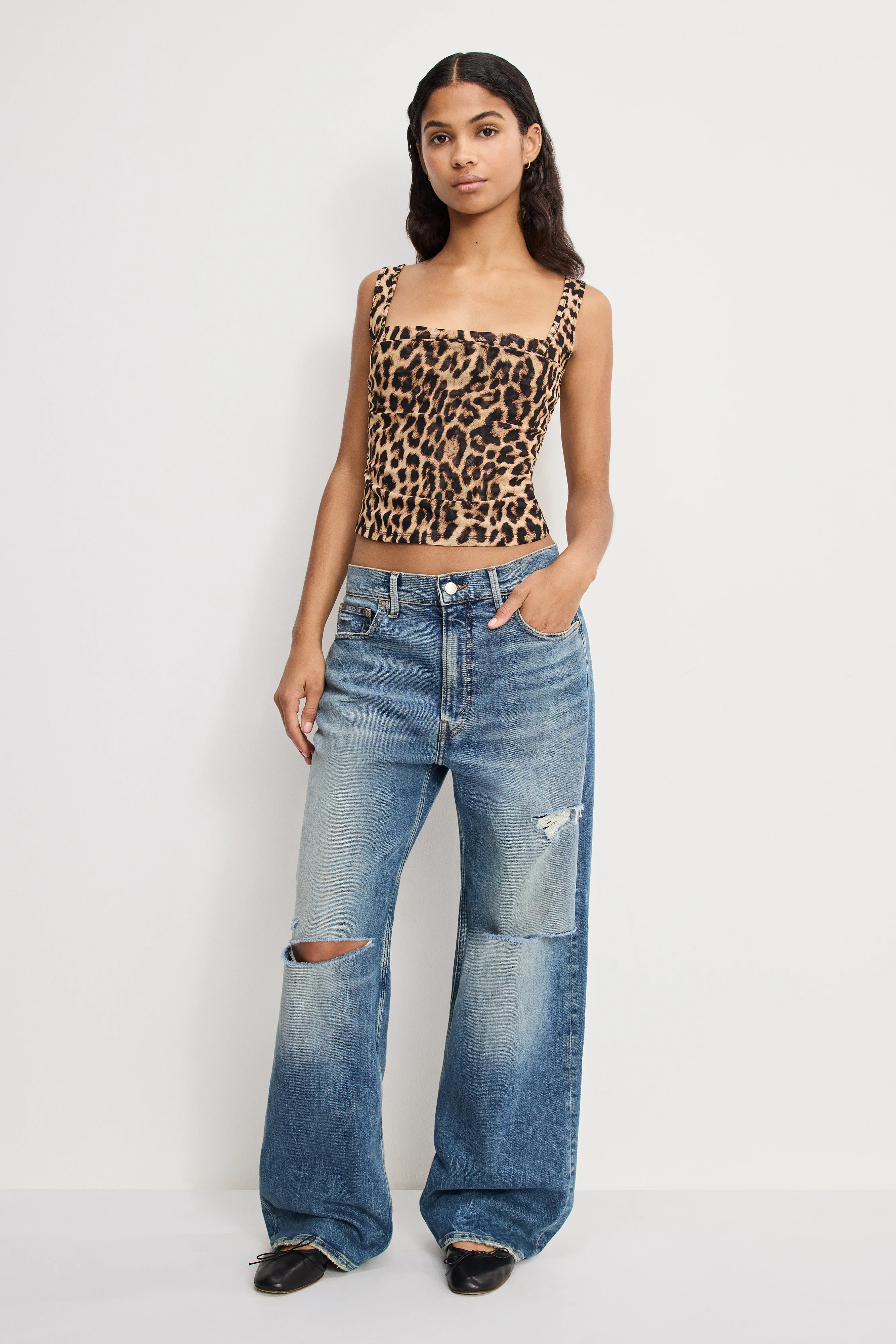 GOOD LOW RISE BAGGY JEANS | INDIGO1280 - GOOD AMERICAN | Good American