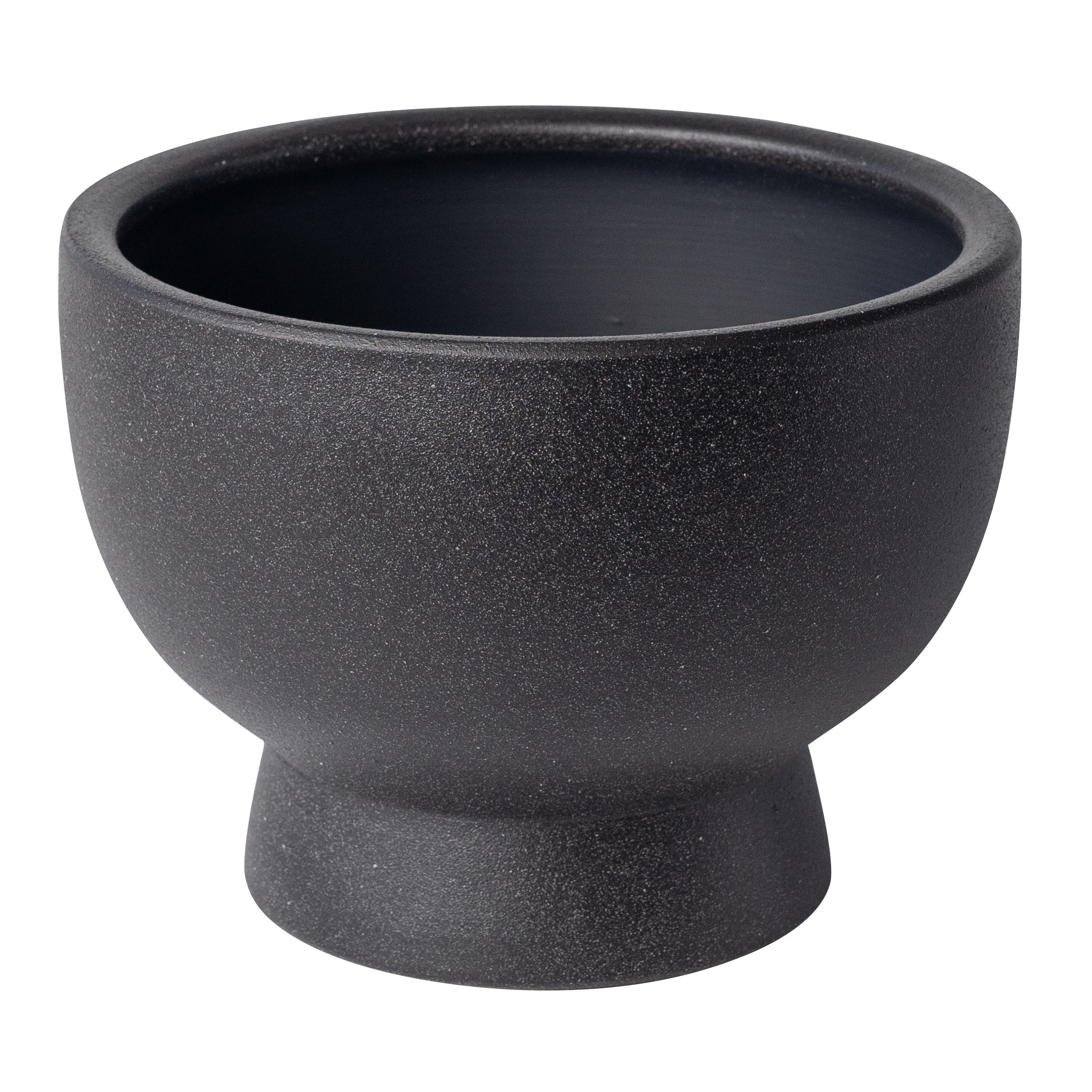 Better Homes & Gardens Pottery 8" Chad Ceramic Planter, Black - Walmart.com | Walmart (US)
