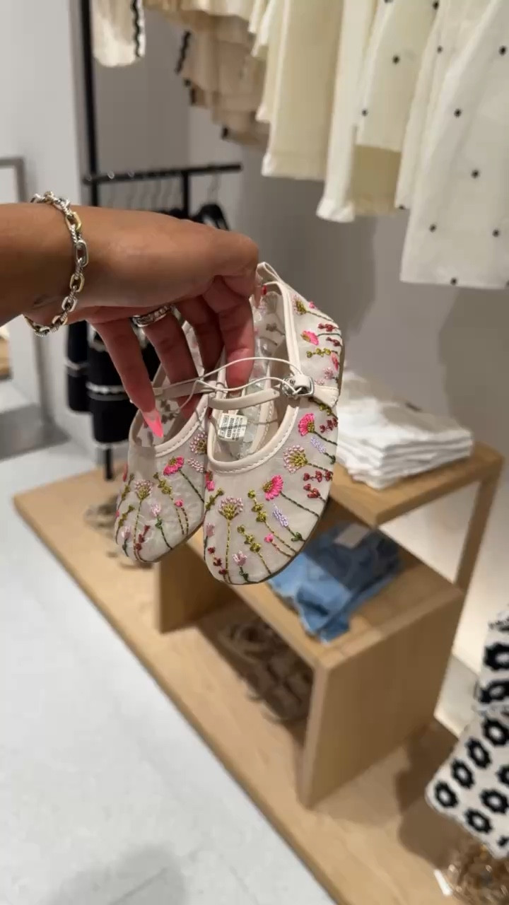 Floral appliqué ballet shoe finds for toddler girls! Perfect shoe addition for Spring wardrobes 

#LTKKids #LTKShoeCrush #LTKFindsUnder50