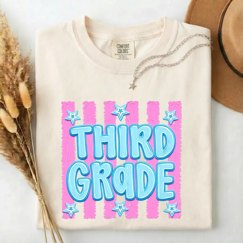 Comfort Colors\u00ae Third Grade Teacher Shirt, 3rd Grade Teacher Tee, Back To School Teacher Tsh... | Etsy (Global)