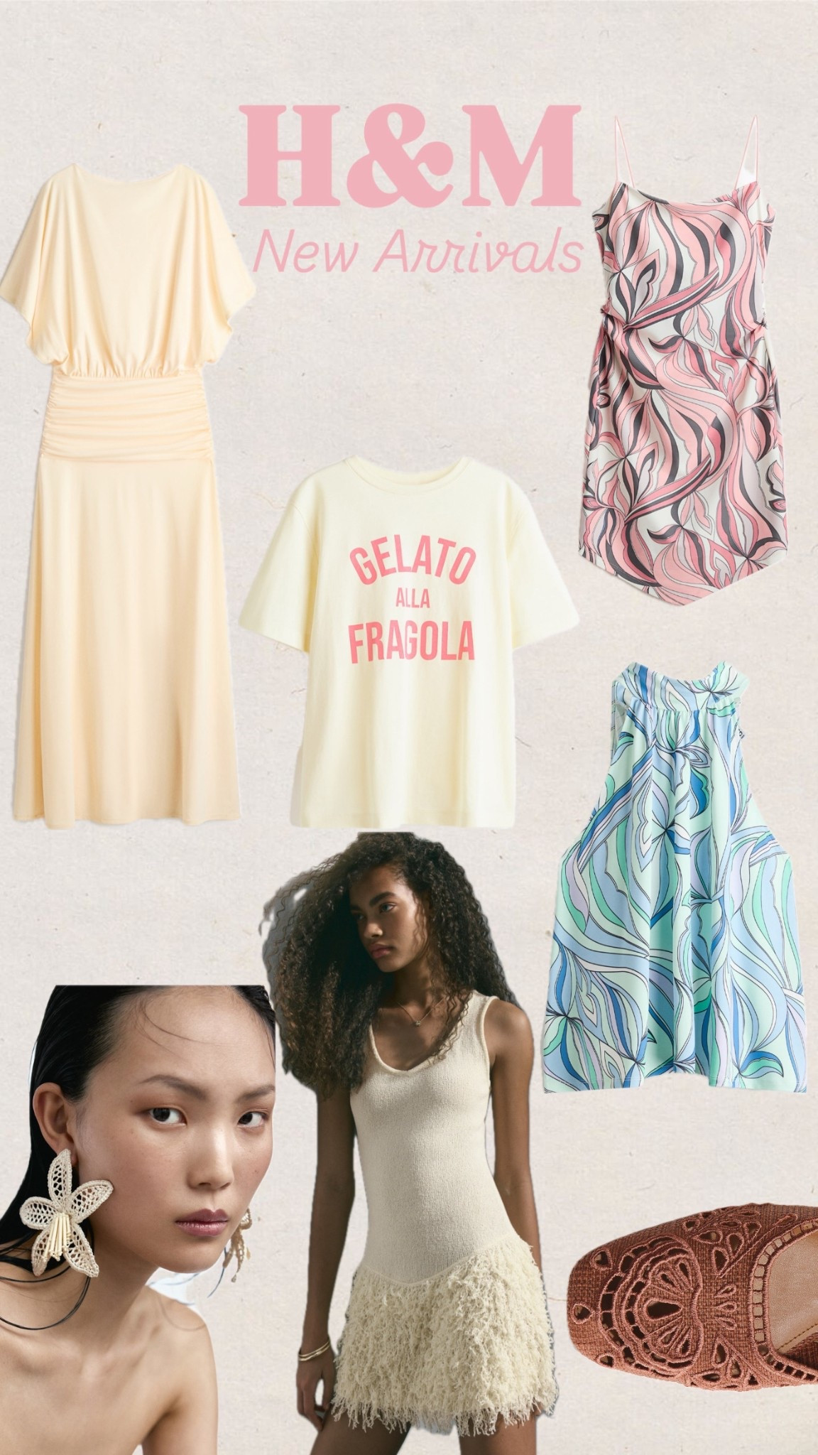 Yellow dress
Pucci look for less
Printed top
Italian
Yellow dress
Earrings

#LTKootd