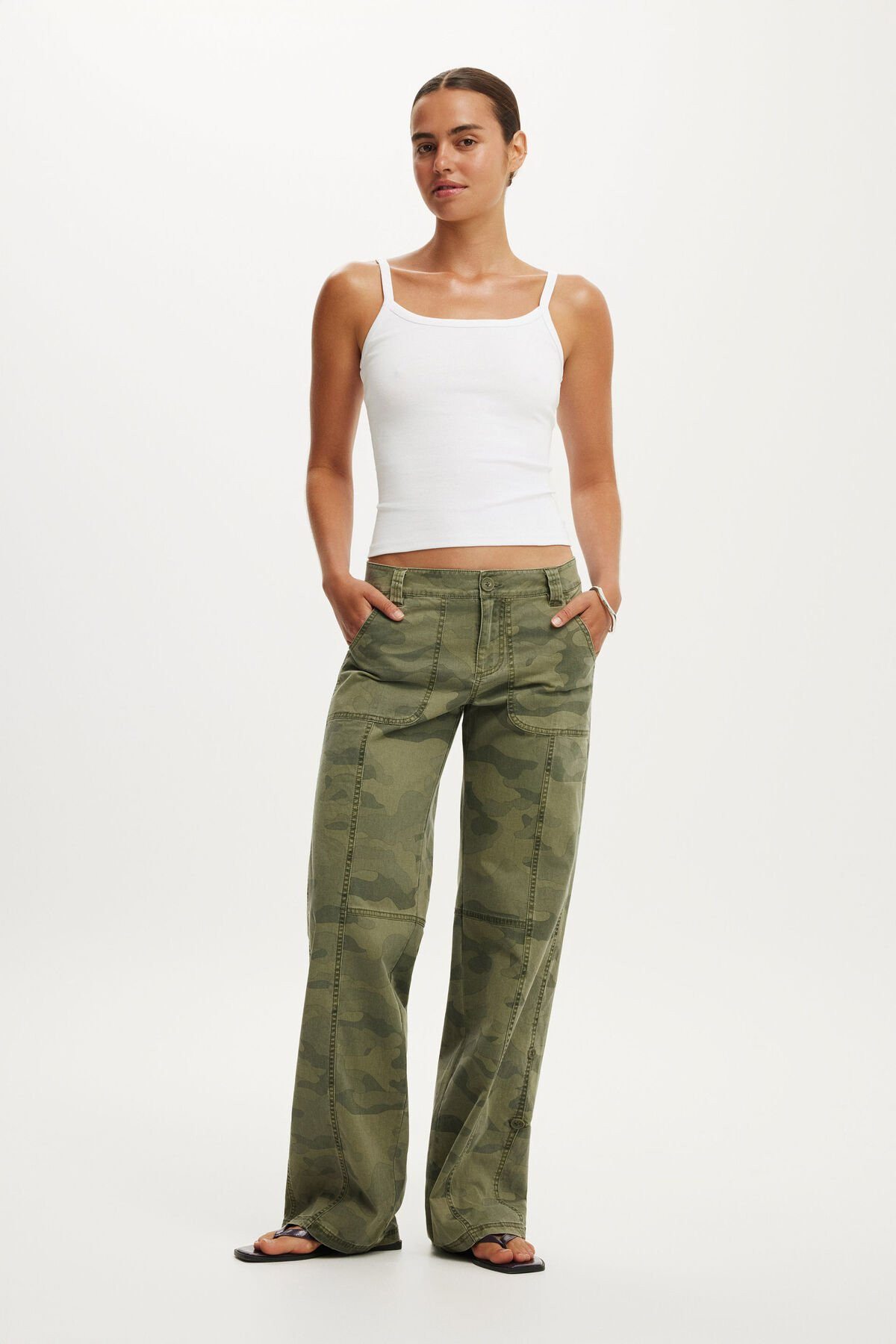 Lexi Low Rise Utility Pant | Cotton On (ANZ)