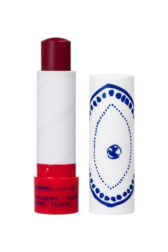 KORRES Lip Butter Stick Mulberry Tinted, Hydrating Lip Balm with Greek Hypericum Balsam Oil, Mois... | Amazon (US)