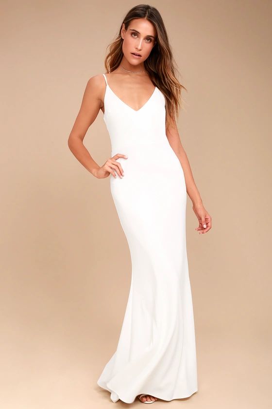 Infinite Glory White Maxi Dress | Lulus (US)