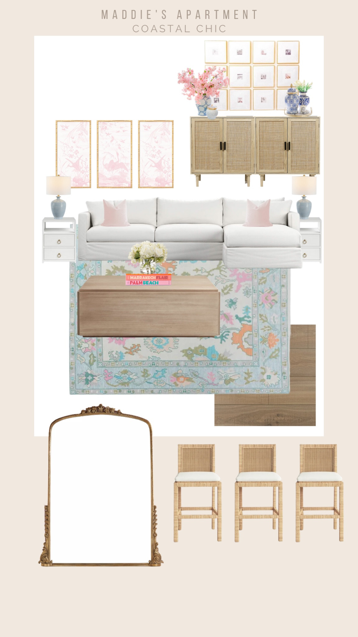 Coastal Chic apartment decor!!! #ltkhome #homefinds